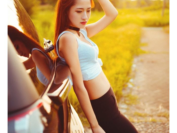 �㳵��Ů����Ԧ����Ҳ�Ƿǳ���������Ůģ����Ӱ